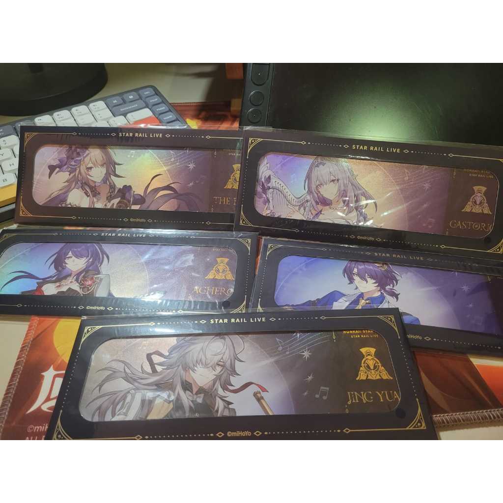 Merchandise Tiket Ticket Konser Concert HSR LIVE 2025 Herta, Castorice, Acheron, Ratio, JingYuan