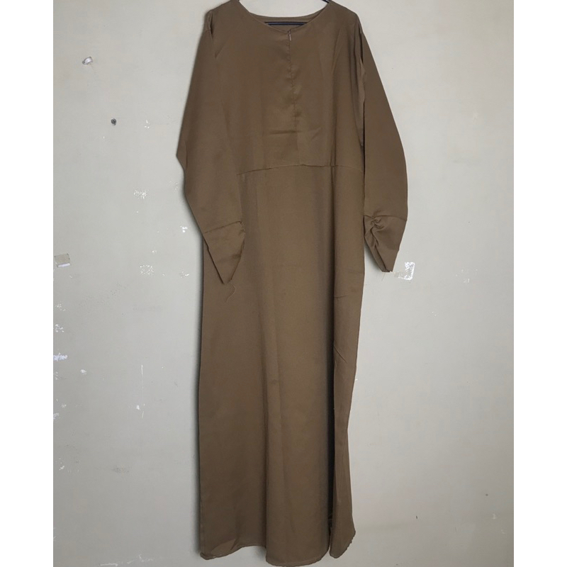 preloved jubah coklat