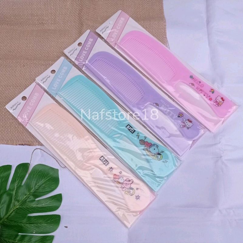 Sisir Aishu Set Isi 2 Murah Sisir Rambut