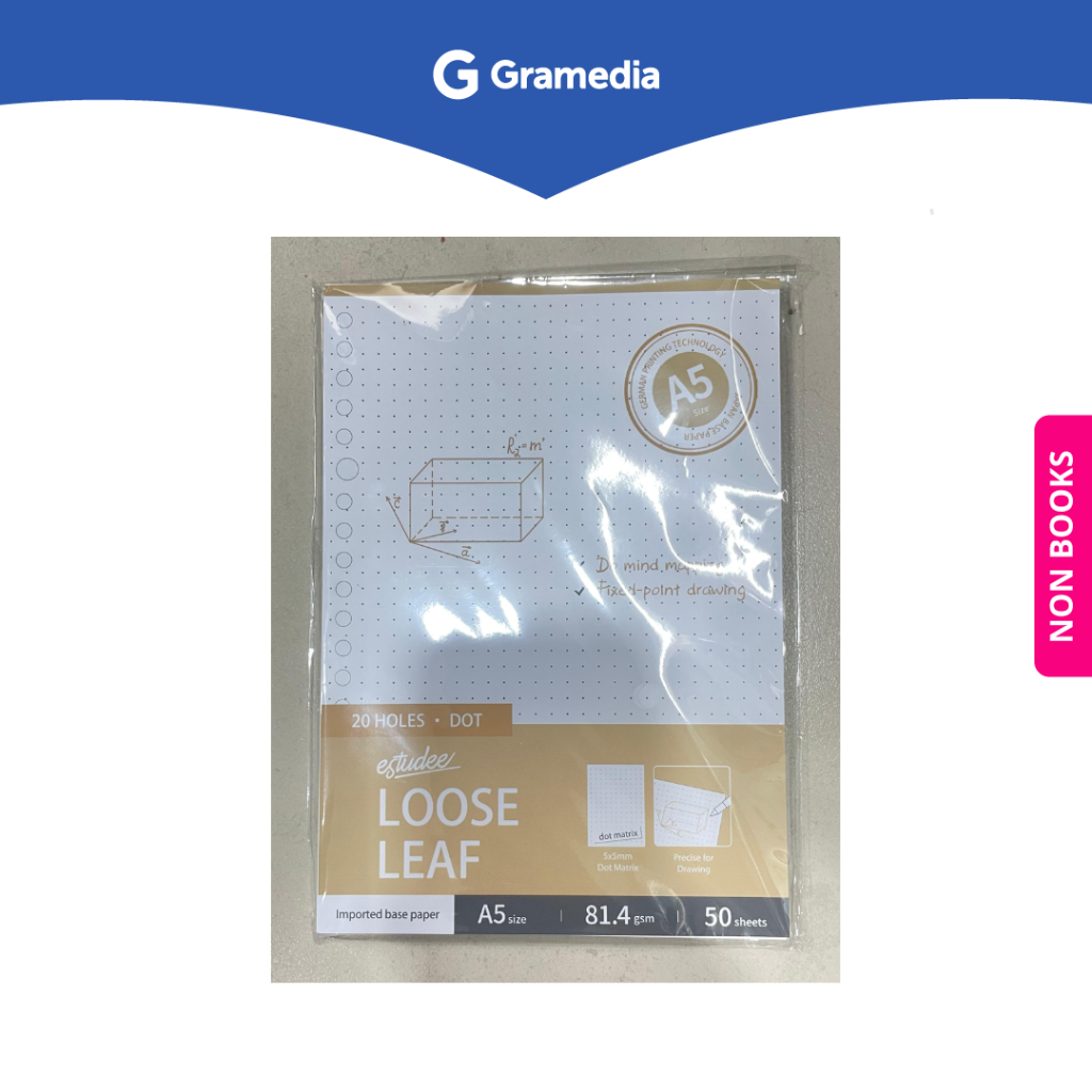 

Gramedia Depok - ESTUDEE LOOSE LEAF PREMIUM -DOT A5