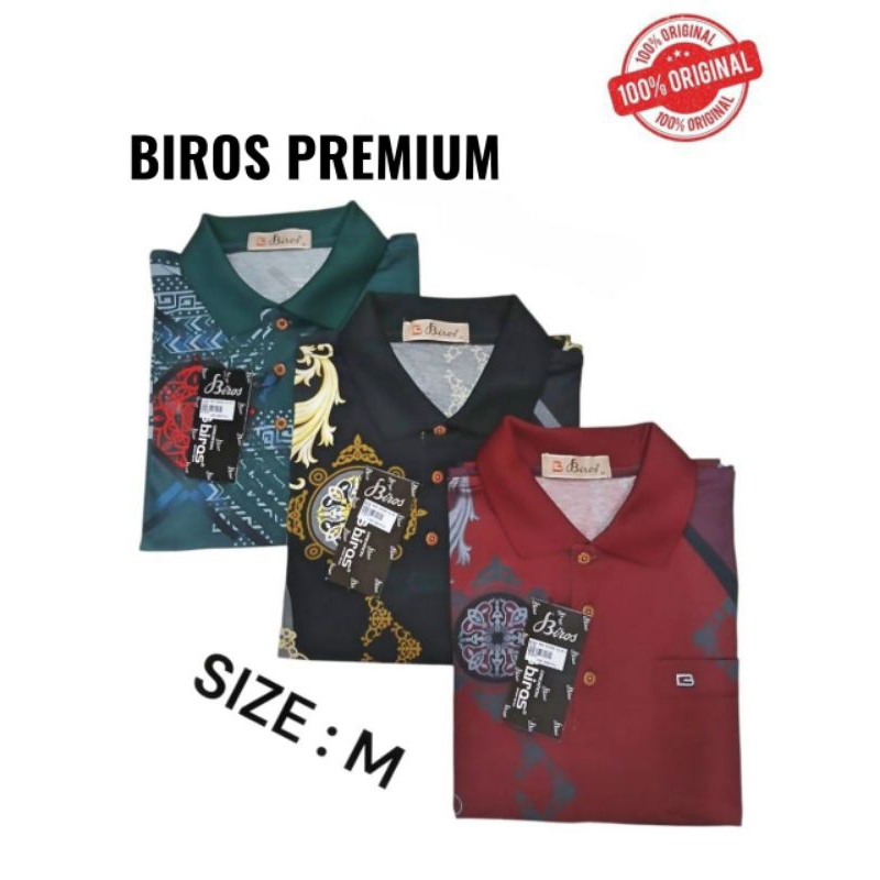 KAUS KERAH BIROS PRIA PREMIUM ORIGINAL 100%