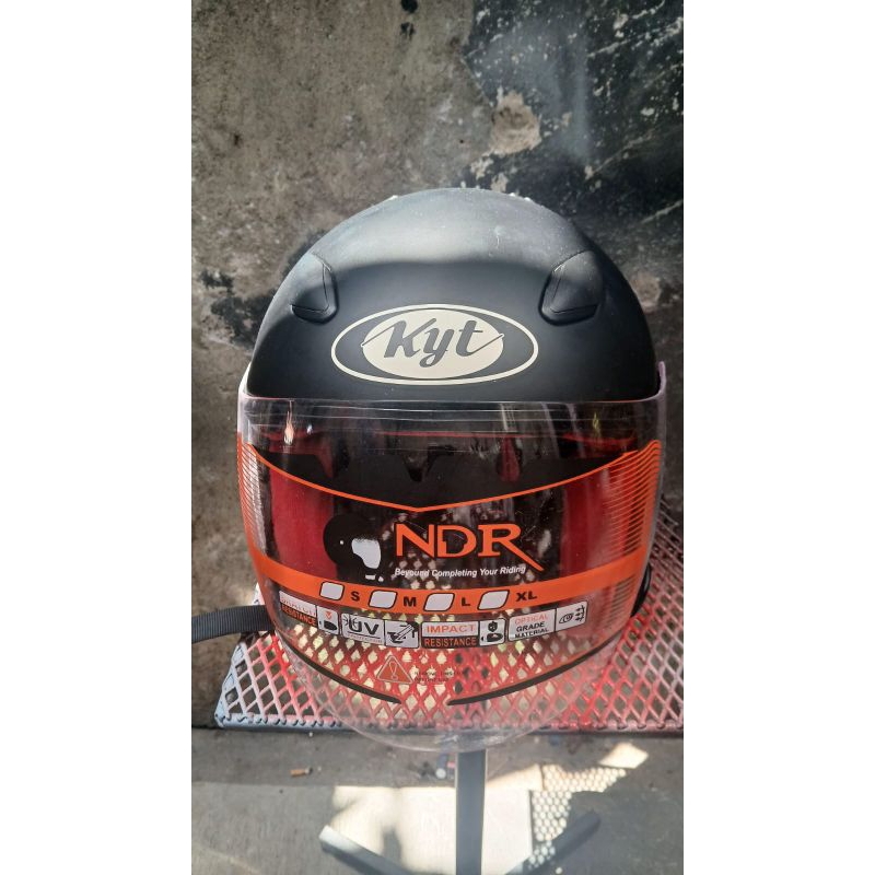Helm Bekas/Second Original Kyt Dj Maru hitam doff size M