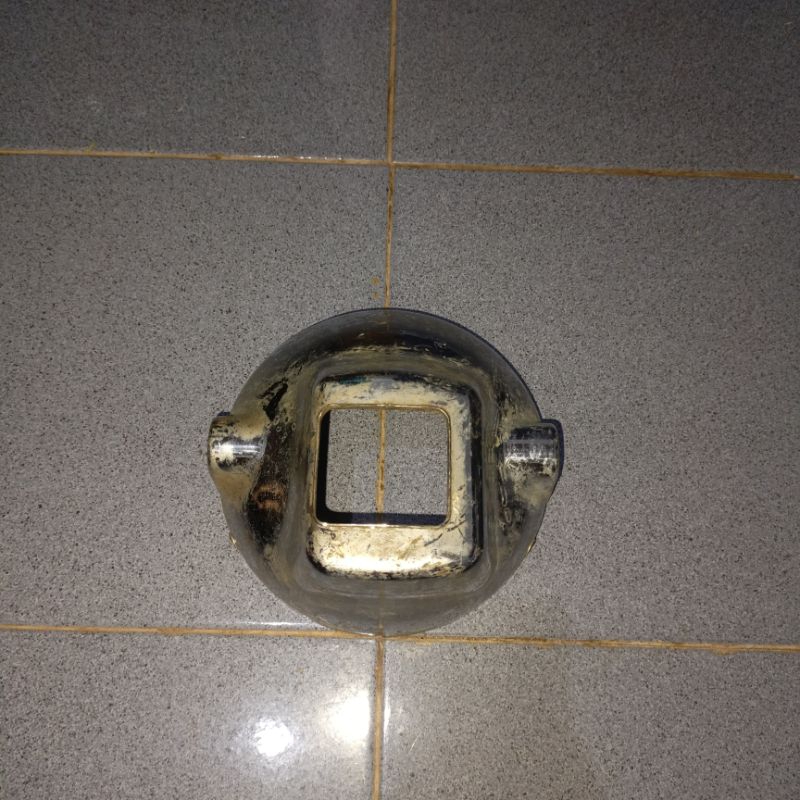 BATOK LAMPU DEPAN TIGER TAHUN 2000 CHROME