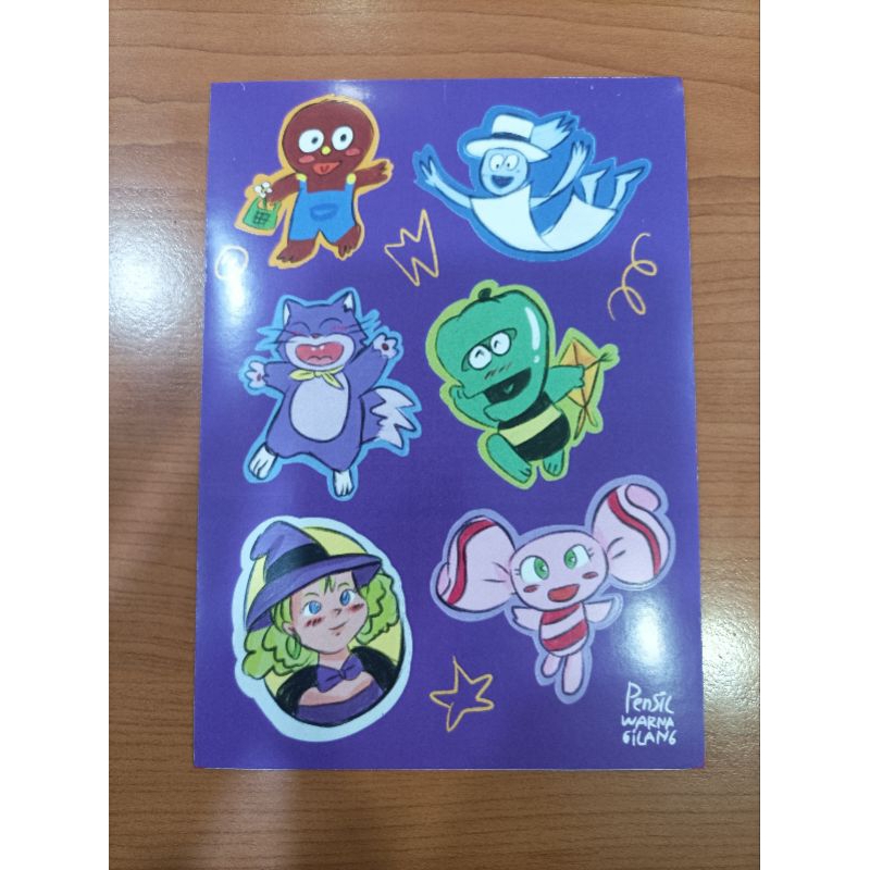 

Stker pack kartun Obake no Holly