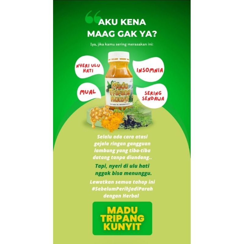 madu tripang kunyit
