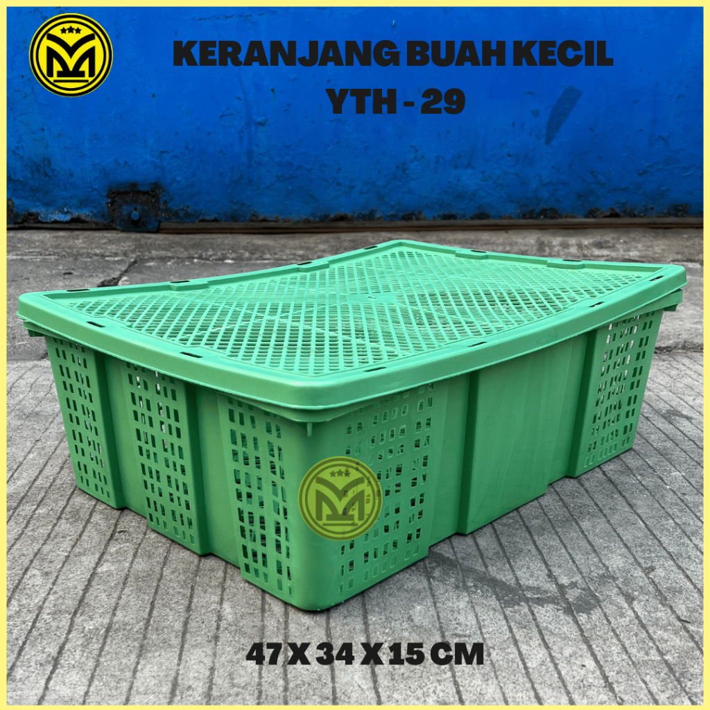 KERANJANG BUAH YTH 29 KRAT BUAH KELENGKENG KONTAINER INDUSTRI BUAH PLASTIK BOX BUAH SERBAGUNA