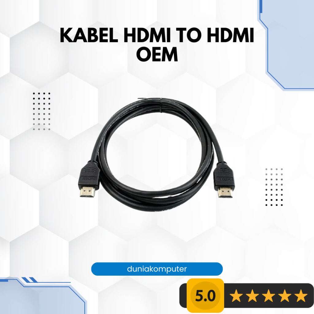 KABEL HDMI to HDMI 5METER Original Bagus / Kabel HDMI PS3 Original