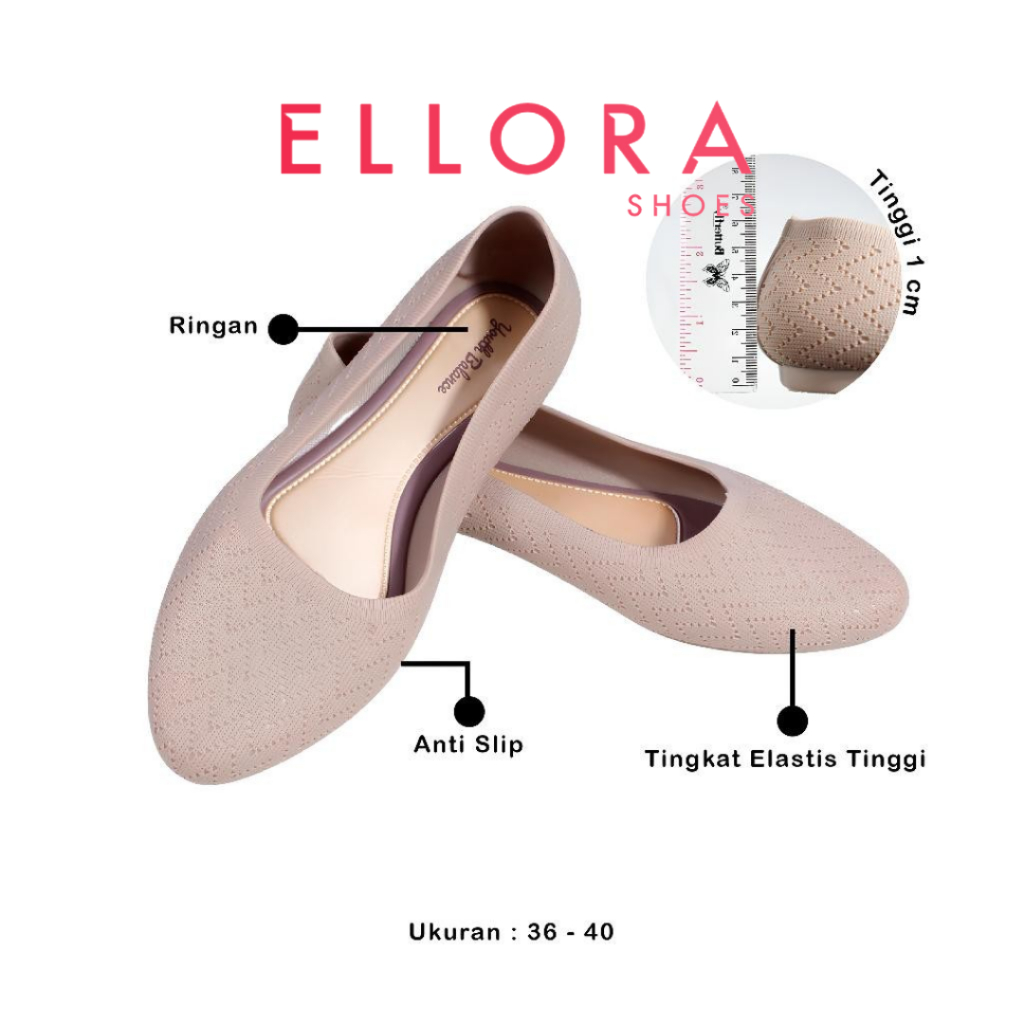 Flatshoes Wanita Jelly  Premium Balance 857-A