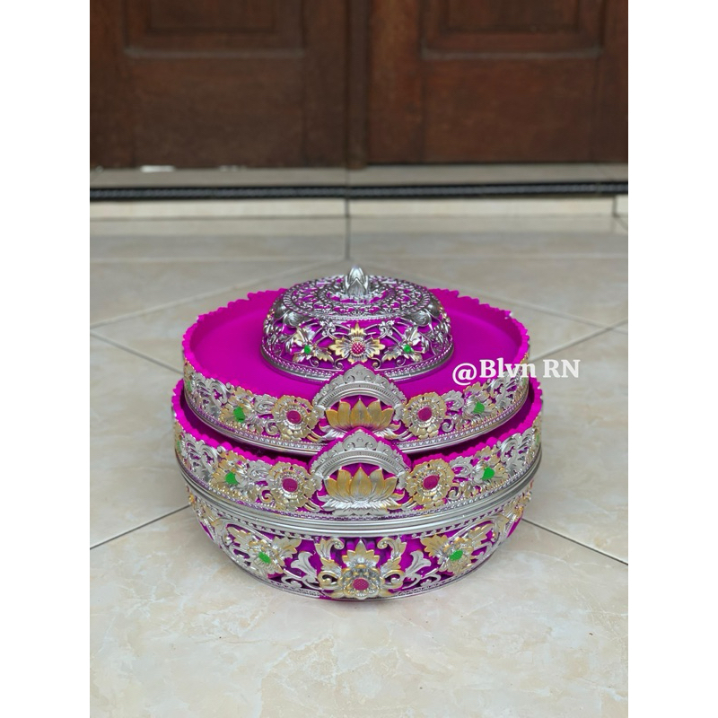 Bokor melamin susun 2 size 25cm