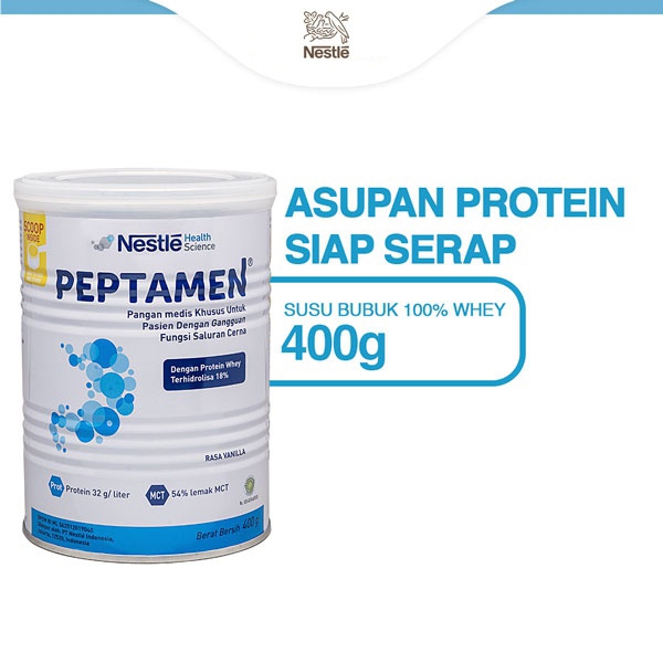 

NESTLE PEPTAMEN 400gr - Peptamen Susu Percernaan Untuk Dewasa 400 gr