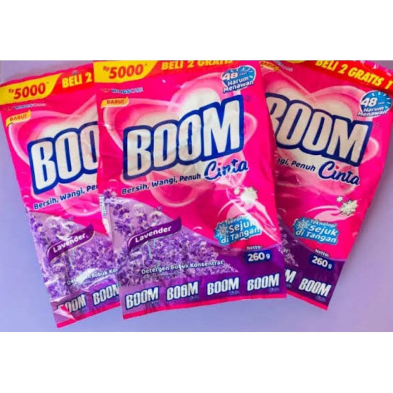 DETERJEN BOOM 225gram/sabun boom 225 gram