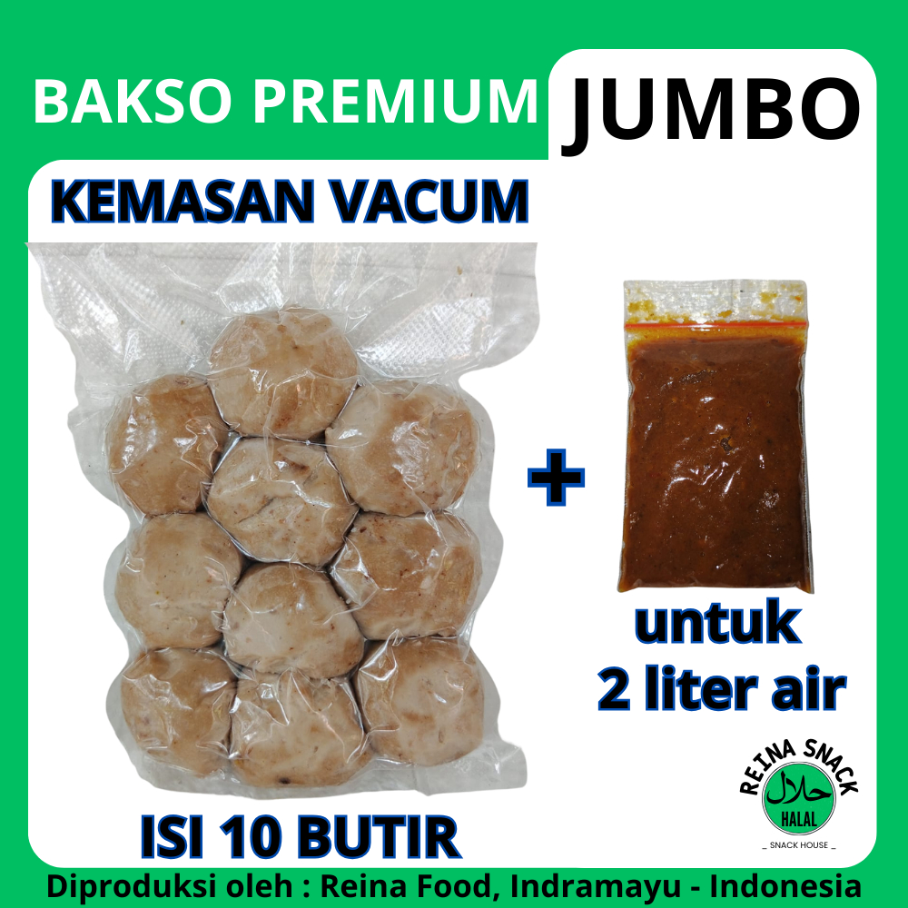 

BAKSO TETELAN JUMBO ISI 10 DAGING SAPI DAN AYAM FREE BUMBU KUAH