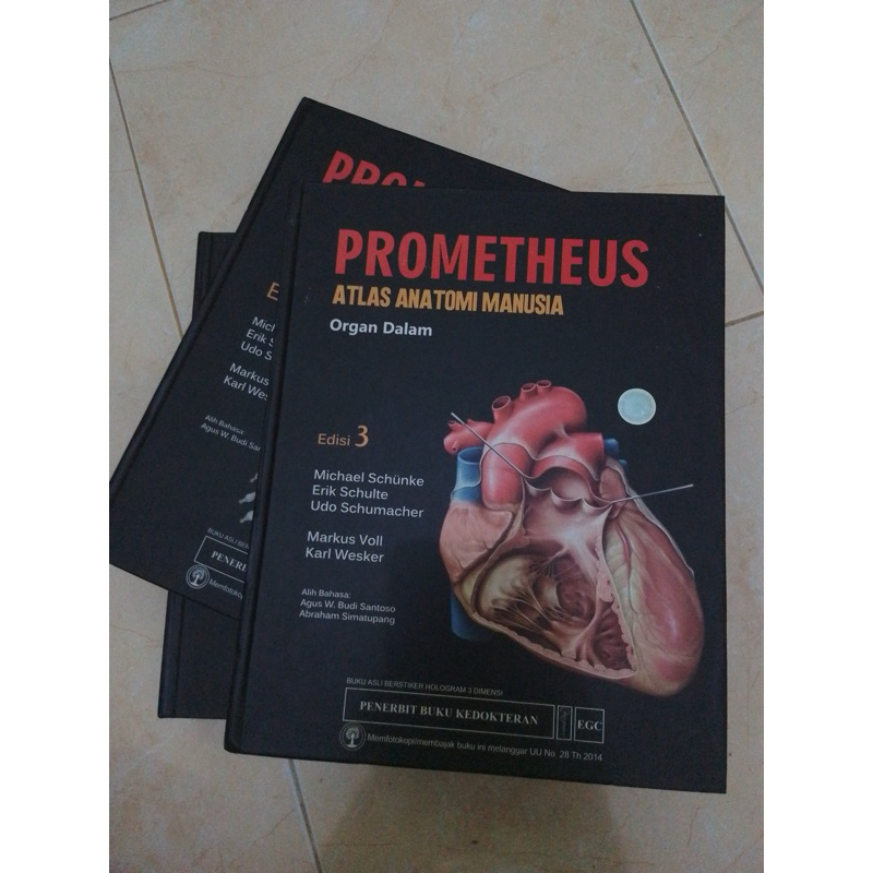 [PRE-LOVED] Prometheus Atlas Anatomi Manusia Edisi 3 (Bundling 3 buku)