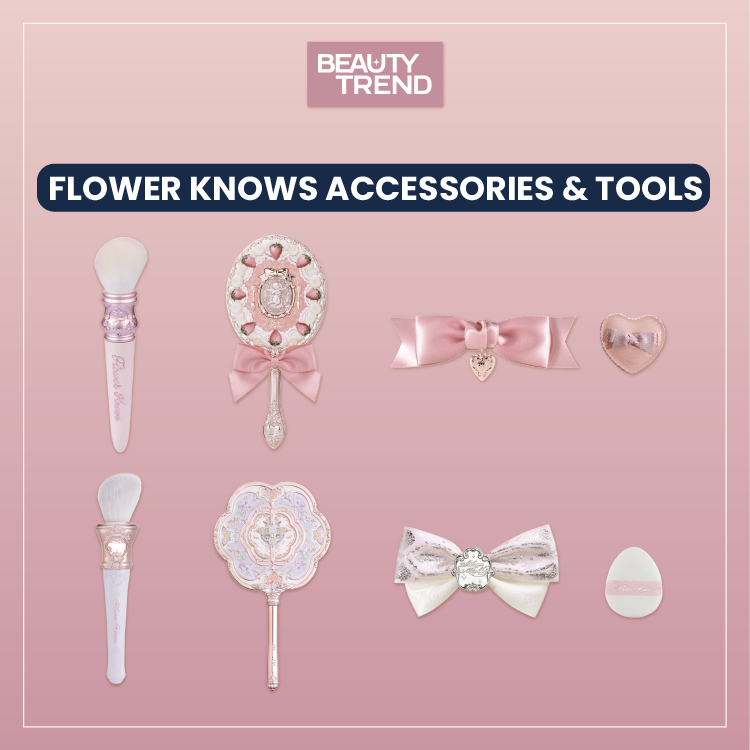 [READY ORI] Flower Knows Accessories Flower Knows Mirror Flower Knows Brush Flower Knows Hair Clip