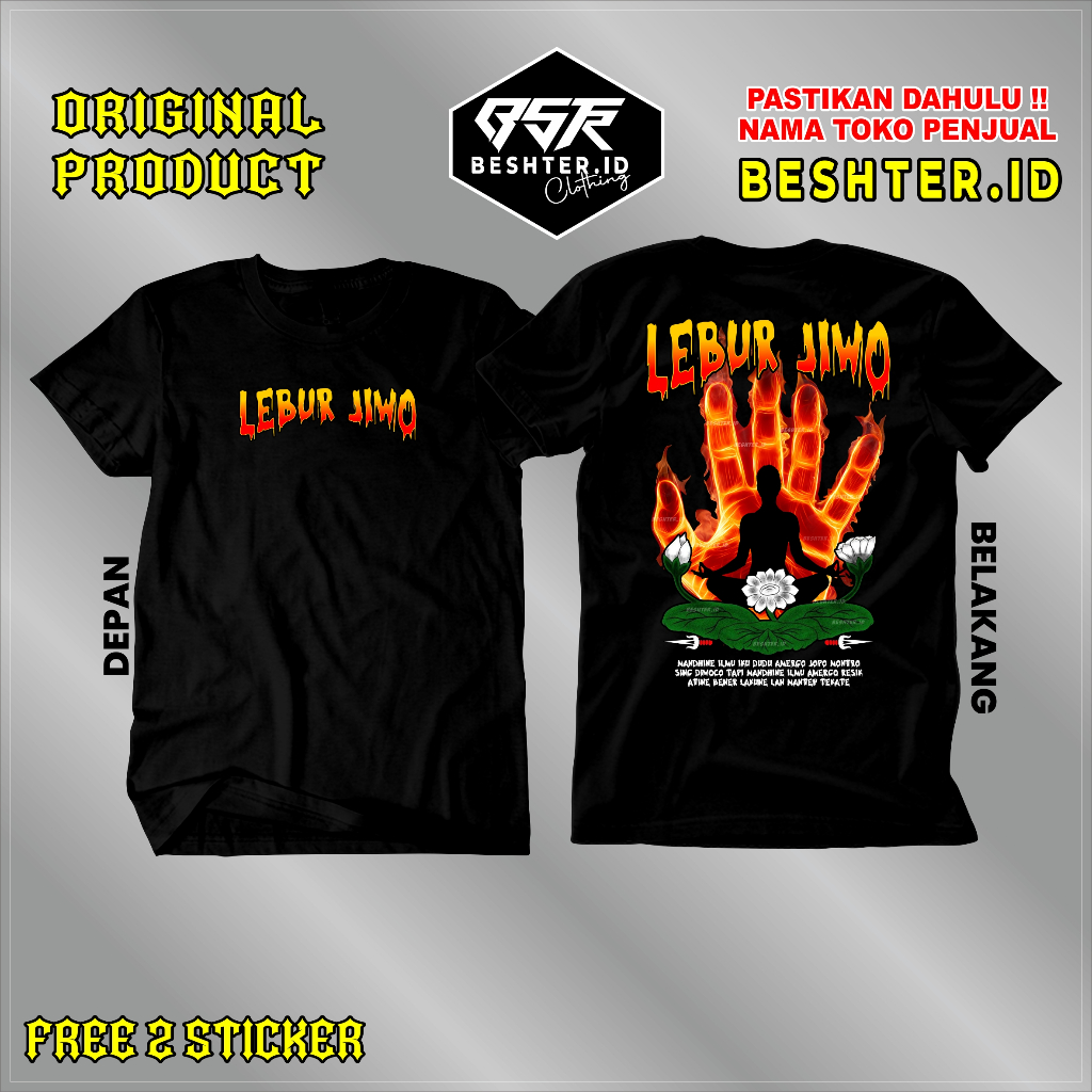 Kaos LEBUR JIWO PSHT - Kaos Tapak Sirih - Kaos Tapak Sirih Lebur Jiwo - Kaos Pernafasan PSHT Katun