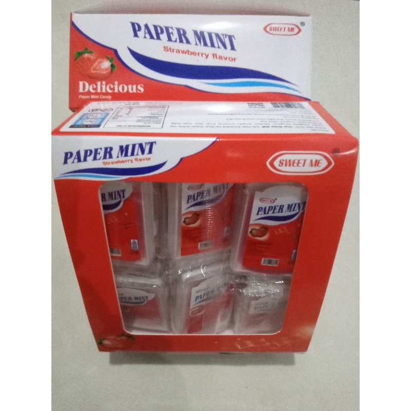 

Halal Paper Mint sweet me isi 30 pcs