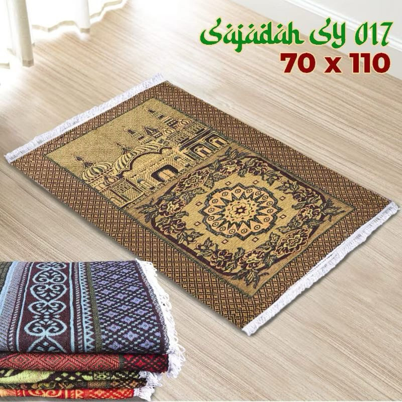 sajadah turki rajut ukuran 70 x 110 tipis quality grade B