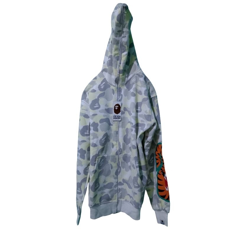 Hoodie Zipper Bape Army