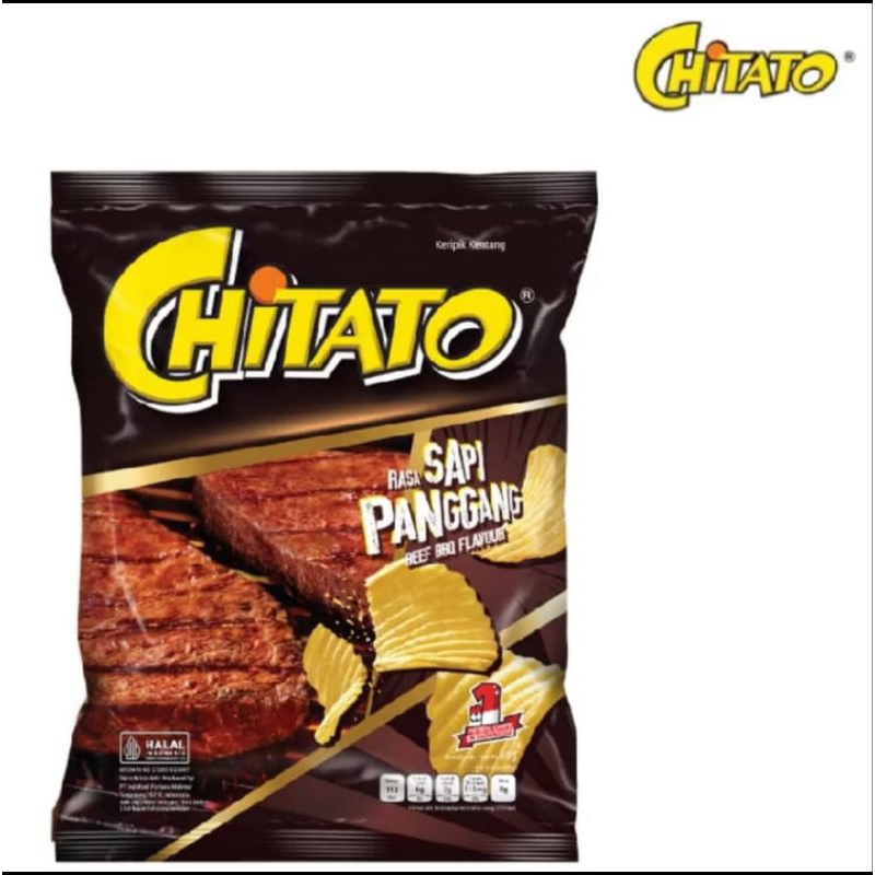 

promo chitato rasa sapi panggang 1 renteng isi 10 pcs @14grm