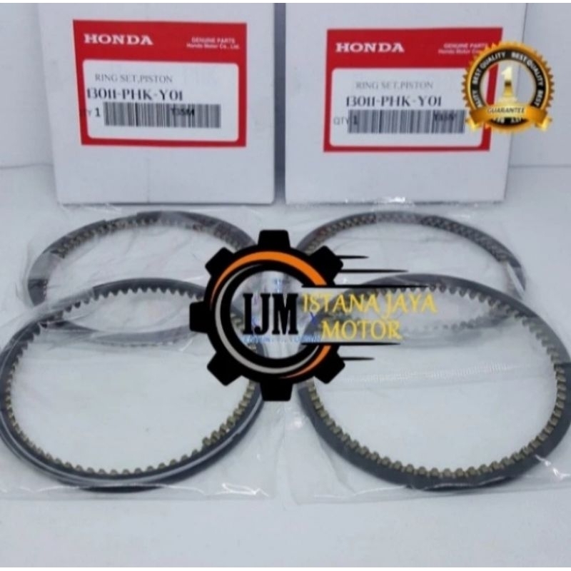 RING PISTON RING SEHER SET HONDA CRV GEN2 GEN 2 2002 - 2006 JAPAN STD 0.25 0.50