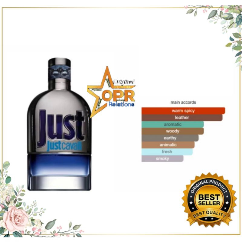 Parfum Original Import OPR Roberto Cavalli Just Cavalli Man EDT 90ml