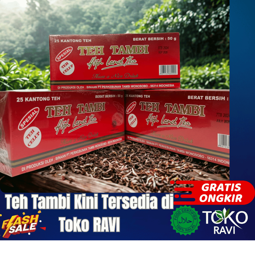 

Teh Celup Tambi Black tea 25 bag