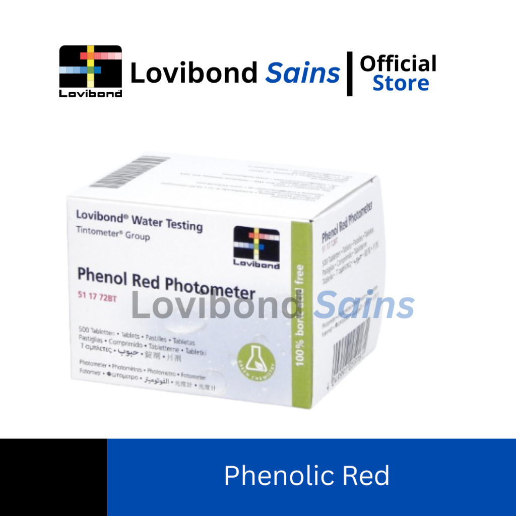 Lovibond Phenolic Red Rapid Test Kit