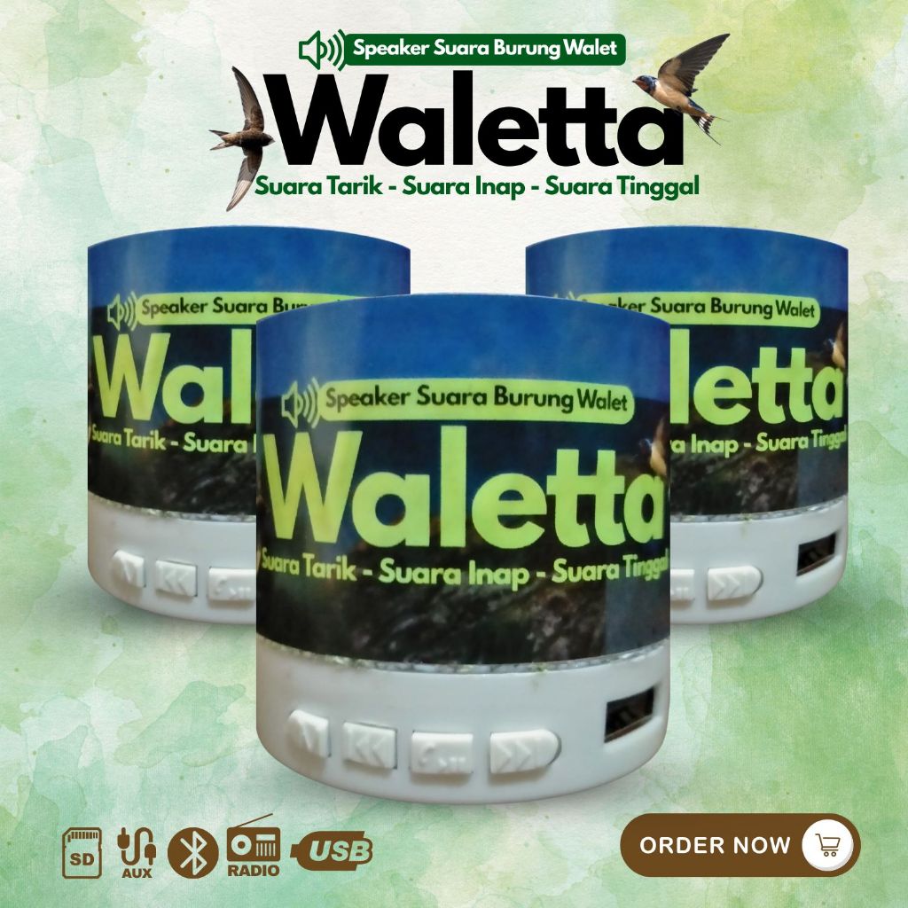 Speaker Suara Burung Walet Tarik-Inap-Tinggal Suara Audia Jernih dan Kencang