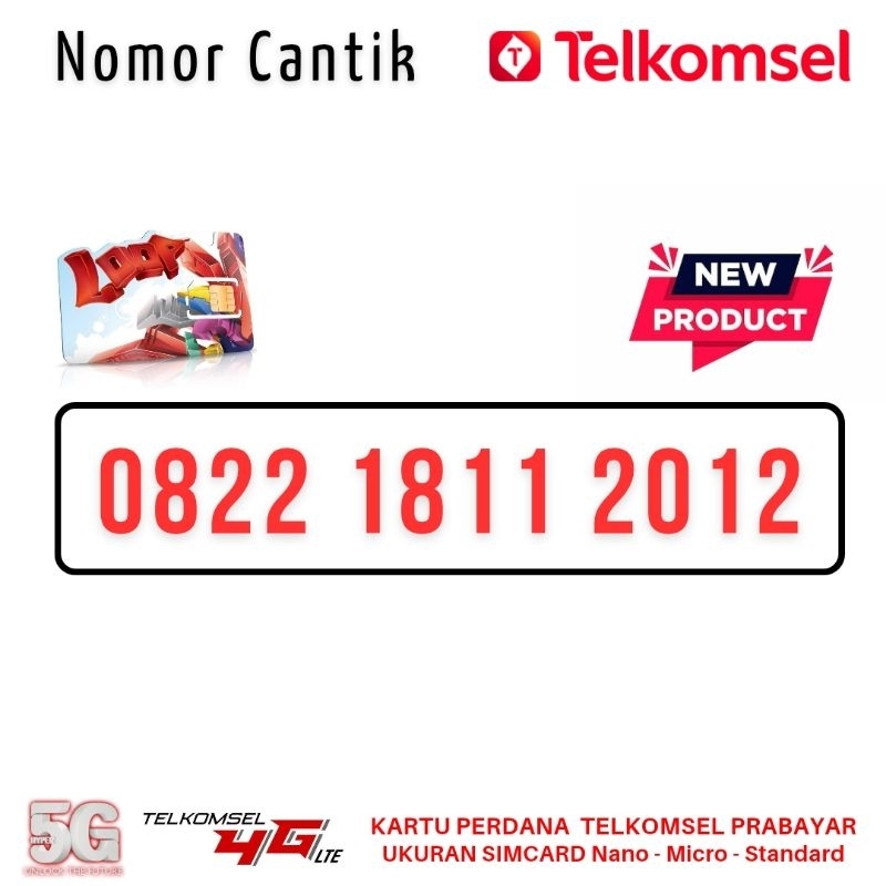 NOMOR SIMPATI LOOP TELKOMSEL CANTIK KARTU PERDANA SIMPATI 4G 5G NOCAN SIMPATI NOCAN LOOP NOMOR CANTI