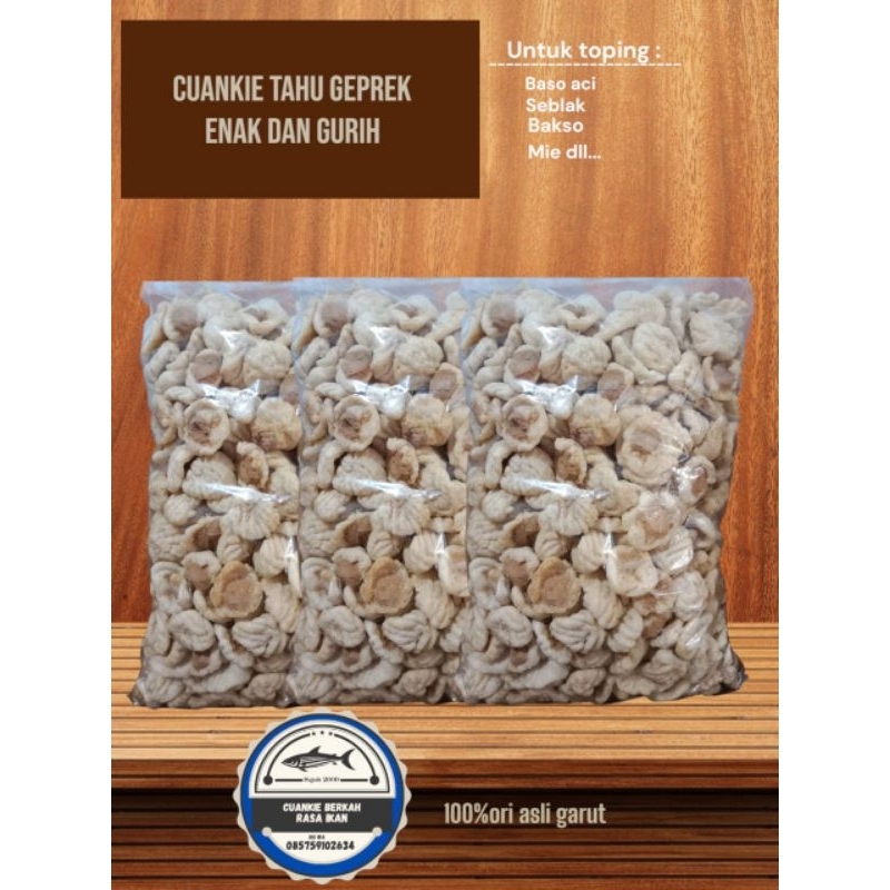 

Cuanki Tahu Geprek Isi 500pcs free kardus