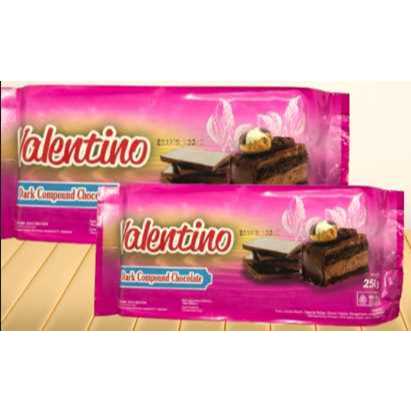

COKLAT BATANG VALENTINO 500G / VALENTINO DARK COMPOUND 500GR