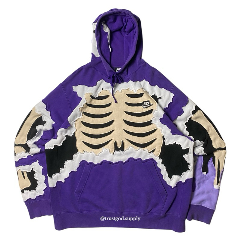 REWORKED NIKE SKELETON HOODIE