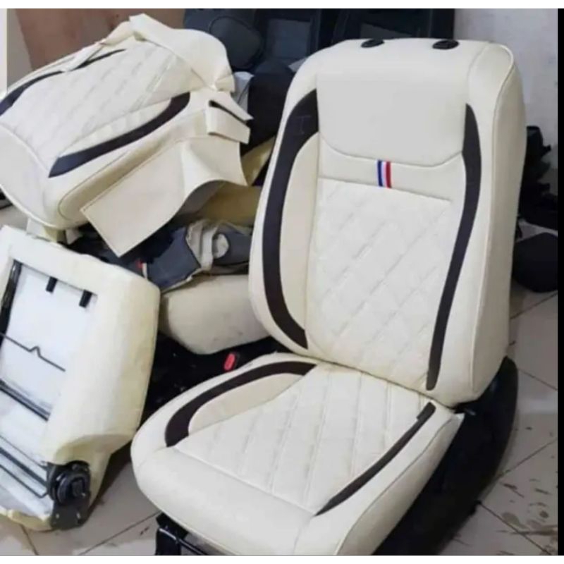 sarung jok mobil Xenia Innova x pander Avanza bahan mb-tech camarro