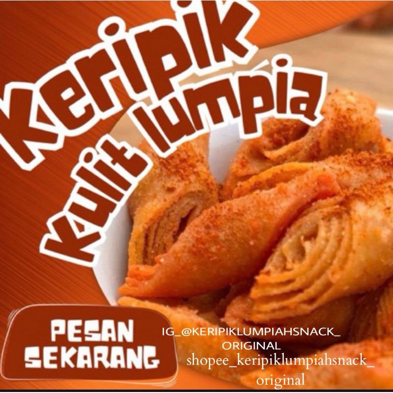 

Keripik Lumpia Snack pedas daun jeruk original