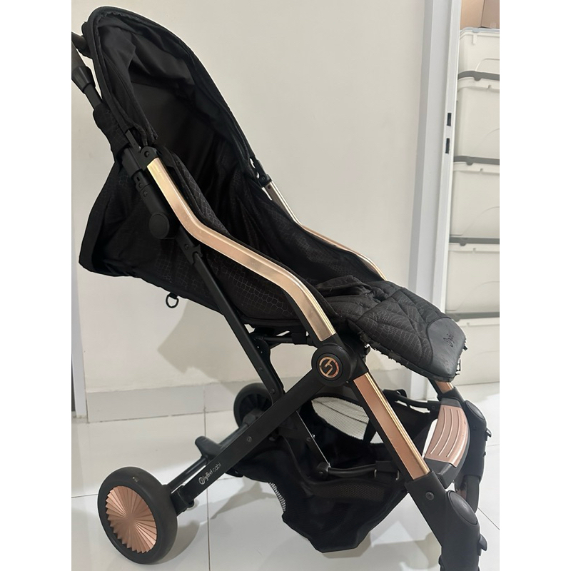 hybrid cabi sport rose gold baby cabin stroller preloved black