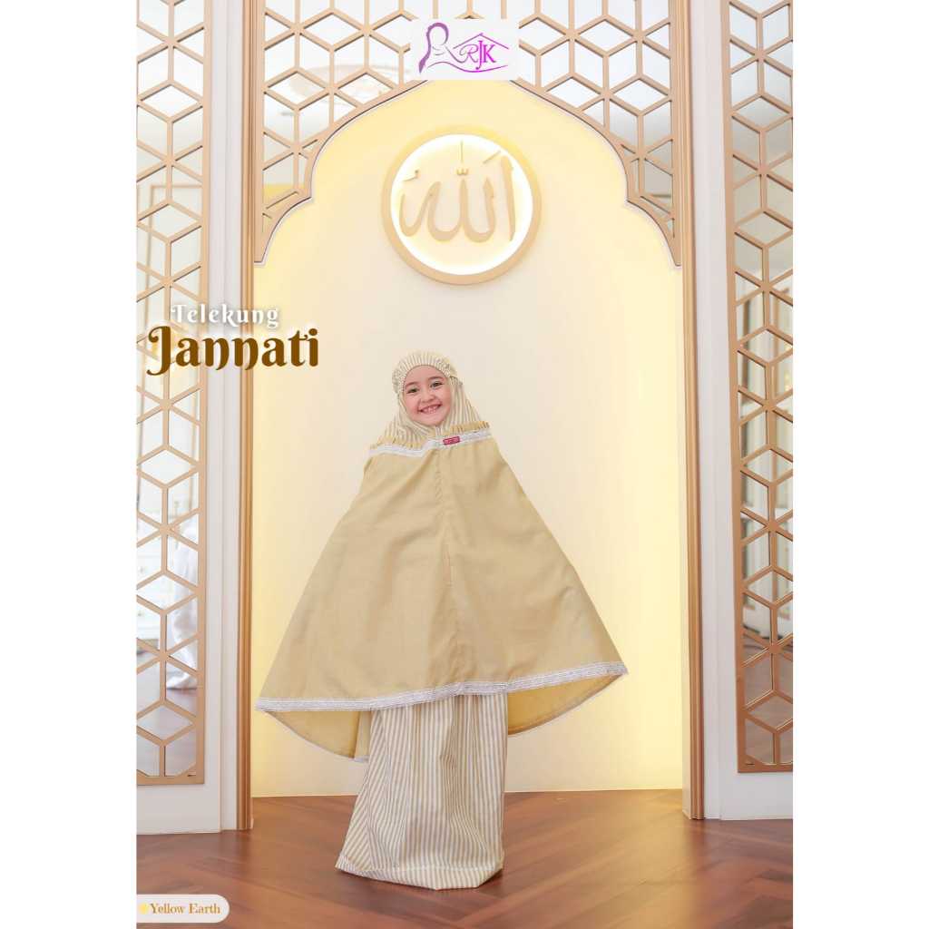 Telekung Jannati Earth - Mukena Anak