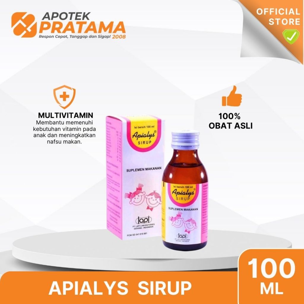 APIALYS SIRUP 100ML / Apialys sirup