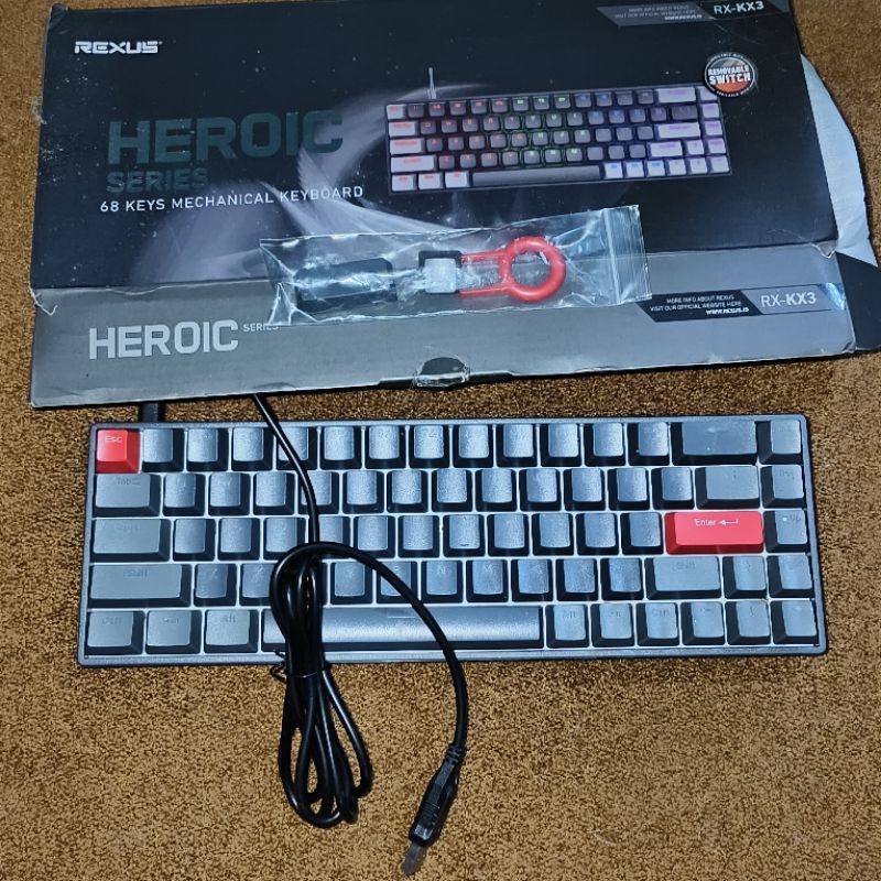 (Bekas) Keyboard Mechanical Rexus KX-3 Heroic