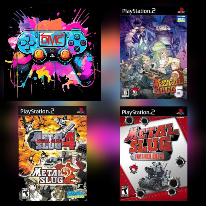 KASET PS2 METAL SLUG ANTHOLOGY 4 5 DAN 6