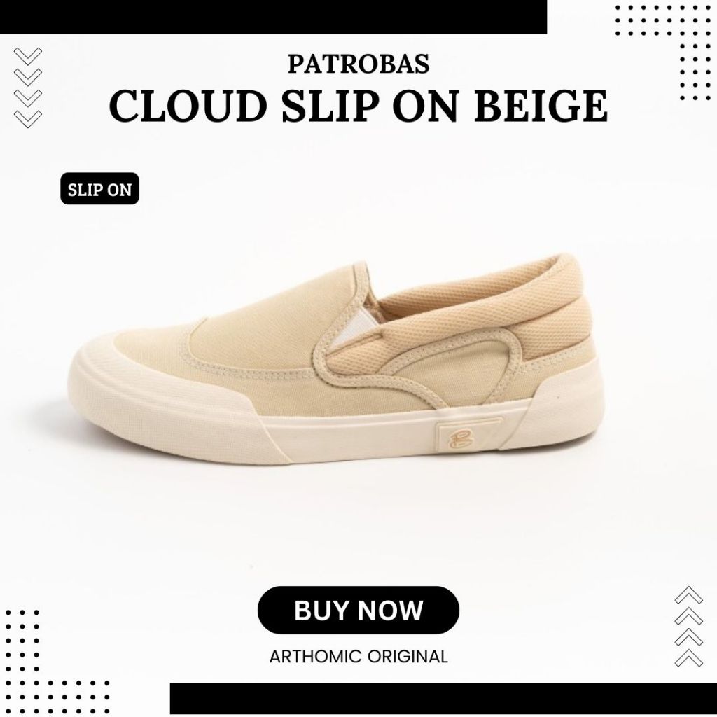 Patrobas Cloud Slip On Beige Original