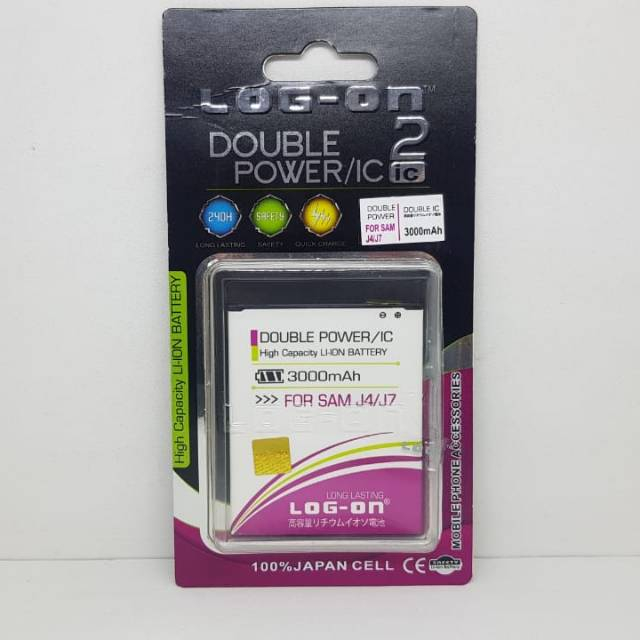 Baterai LOG-ON Samsung J4 J7 Polytron Zap 6 Posh R2506 Rocket S1 Mito Fantasy 2 Himax M2+ Evercross 
