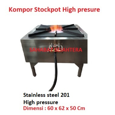 Kompor Gas Stock Pot High Pressure Burner SP-1HP - Kompor Tekanan Tinggi untuk Panci Besar / Usaha K