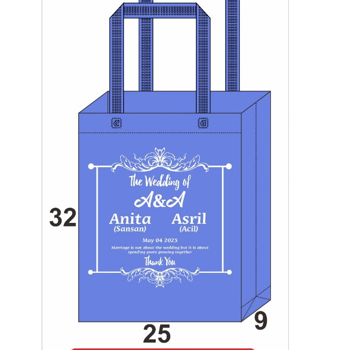 

Tas Souvenir Pernikahan Tote Bag Wedding Tas Hajatan Nikah