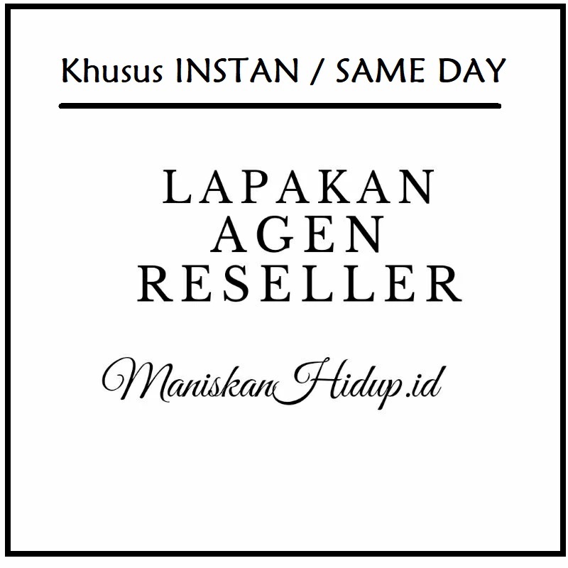 

[ INSTAN KURIR ] 5kg an Lapakan REQUEST Reseler Agen Maniskanhidup