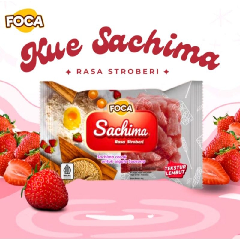 

Kue FOCA SACHIMA rasa STRAWBERRY