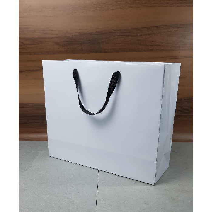 

Paperbag / Tas Kado Jumbo Putih Glossy Uk. 40 x 33 x 14 cm