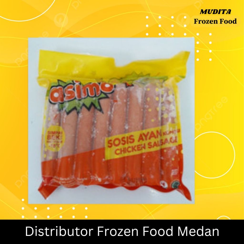

Asimo Sosis 375gr (isi 15) Mudita Frozen