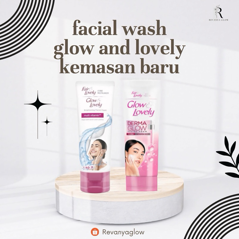 Facial wash fair and lovely / glow and lovely