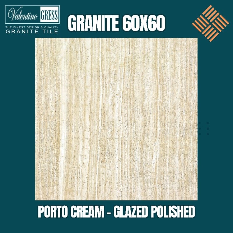 GRANITE 60X60 PORTO CREAM | GLAZED POLISHED
