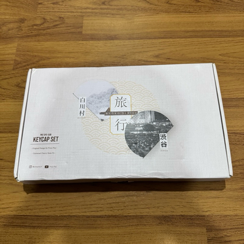 Keycaps Pressplay Shirakawa dan scarlet